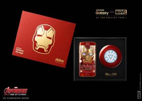 S6 edge Iron Man Package